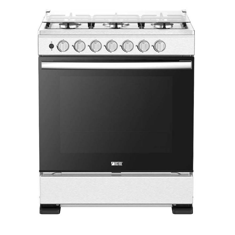 Estufa de Piso a Gas 6 Hornillas 30 Plg