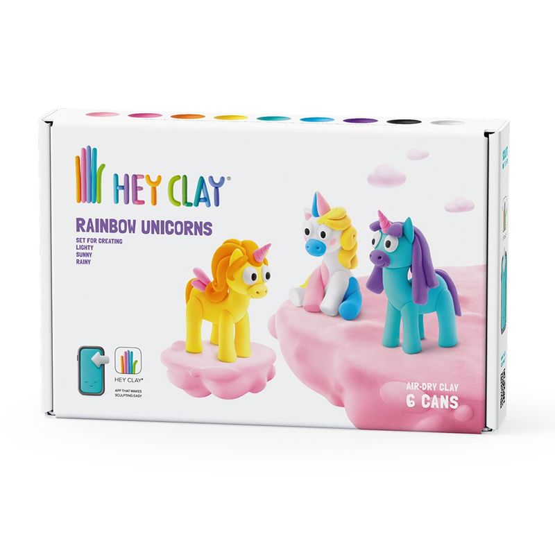 Set de 6 Latas de Arcilla Hey Clay Iluminado Soleado
