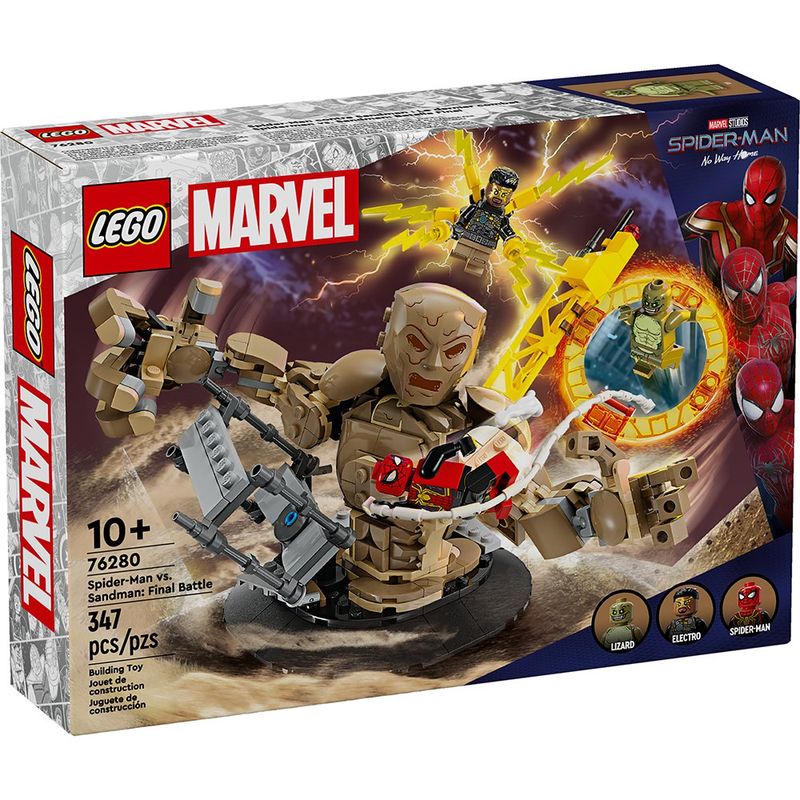 Spiderman Vs Sandman: Batalla Final 347 Pzas Lego Marvel