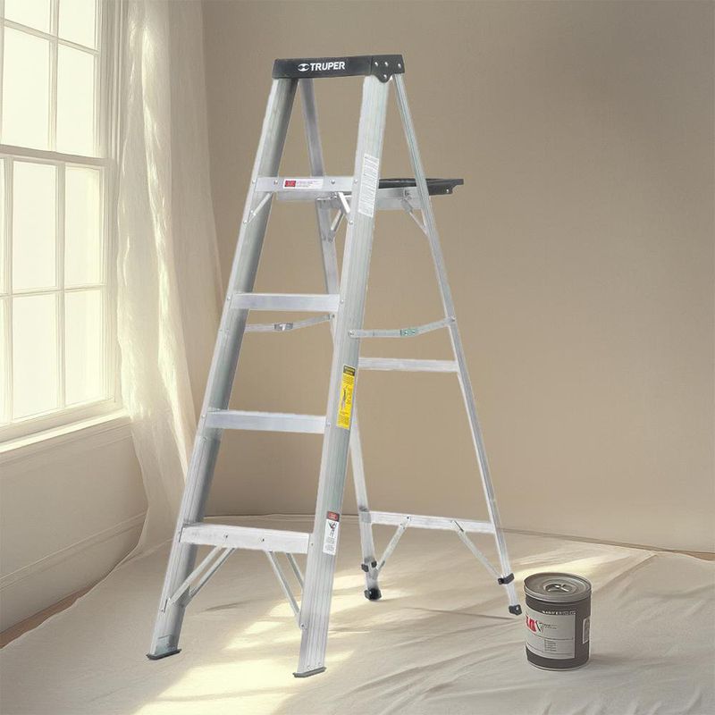 Escalera de Aluminio Tipo Tijera de 5 Pies