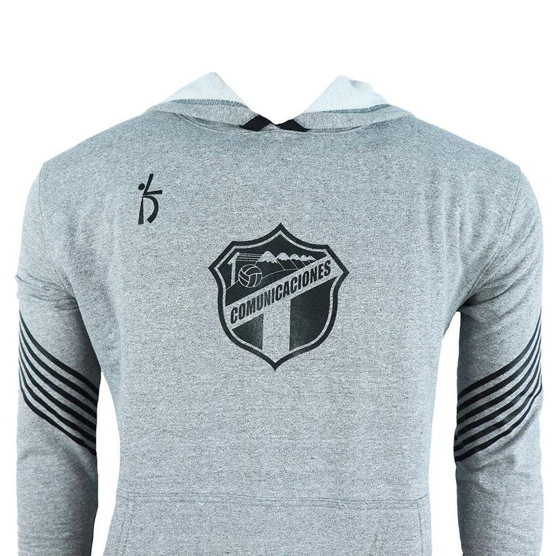 Sudadero Gris con Franjas Negras Comunicaciones - Varias Tallas