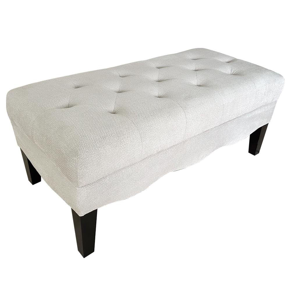 Taburete Rectangular Mallorca Gris 114 x 53 x 48 Cm - Cemaco