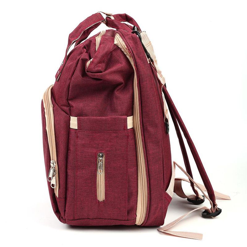 Mochila-con-Cargador-USB-Roja-30X19X42-Cm