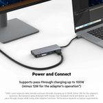 Adaptador Multipuerto USB-C 6 En 1 Gris
