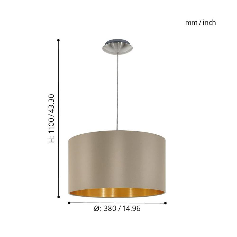 Lámpara Colgante Deya En Color Beige, Ideal Para Dar Un Toque Bohemio A Tu Hogar. ✓ 2 Años De Garantía ✓ Envío Gratis Desde 50