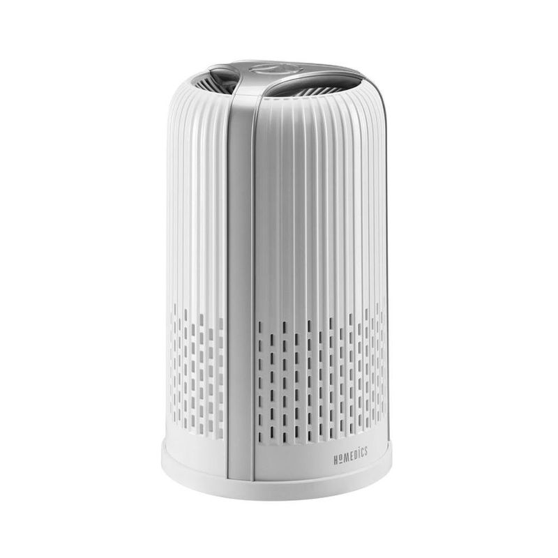 Mini Purificador de Aire de Torre 4 en 1 con Filtro HEPA de 360°