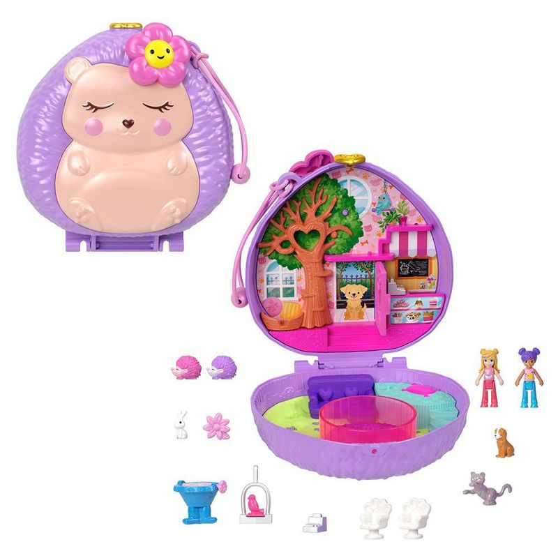 Estuche Polly Pocket Cafetería de Erizo