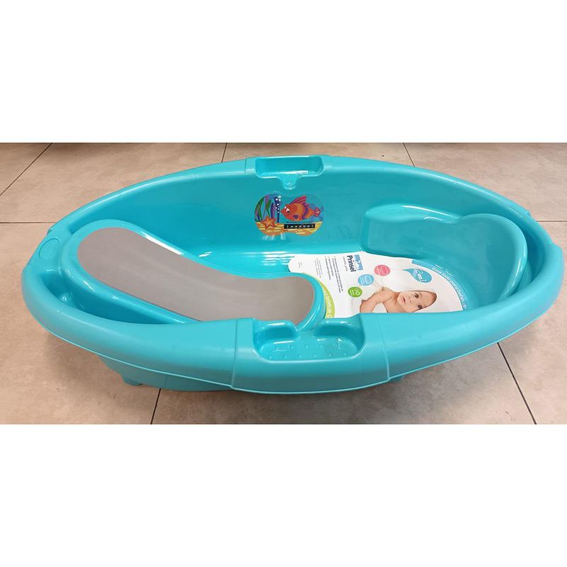 Bañera para Bebé Prinsel Atlantis Azul 2 En 1 con Antideslizante