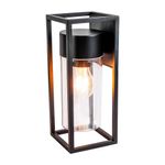 Luminario para Exterior Tipo Farol Diseño Moderno Negro