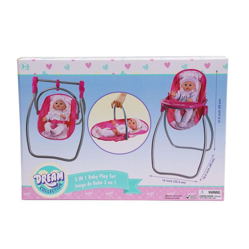 Silla Alta 3 en 1 para Muñeca