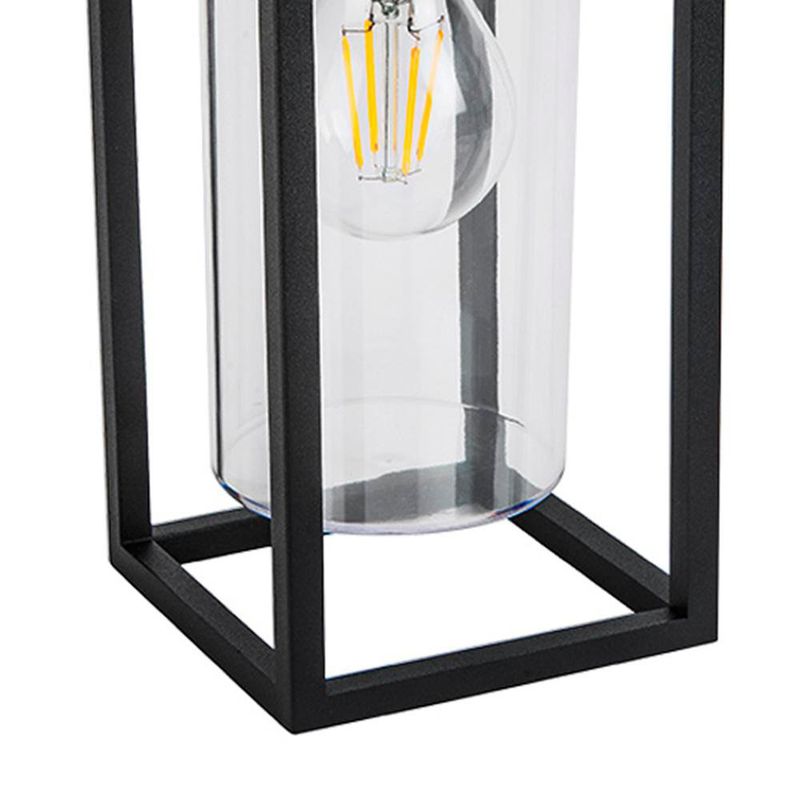 Luminario para Exterior Tipo Farol Diseño Moderno Negro