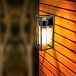 Luminario para Exterior Tipo Farol Diseño Moderno Negro