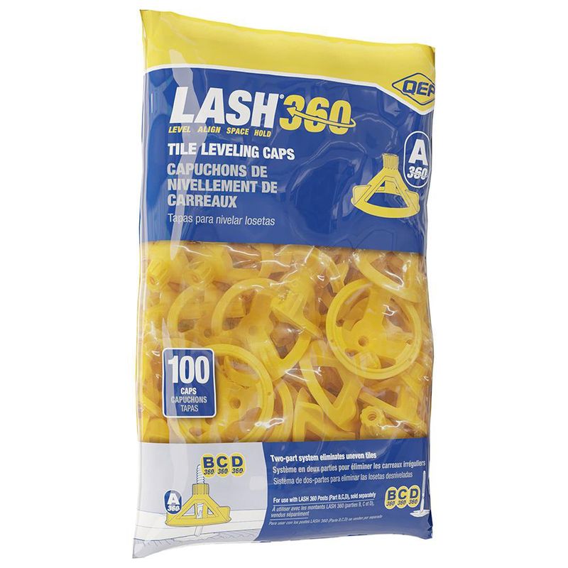Tapa Redonda para Nivelación de Losetas LASH360 100 Unidades
