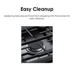 Cooktop Empotrable Samsung de 4 Quemadores Acero Inoxidable 30 Plg