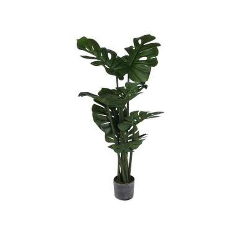 Planta Artificial Monstera Deliciosa en Maceta 90x70x80 Cm