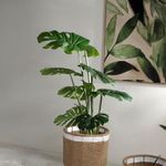 Planta Artificial Monstera Deliciosa en Maceta 90x70x80 Cm