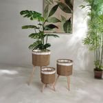 Planta Artificial Monstera Deliciosa en Maceta 90x70x80 Cm