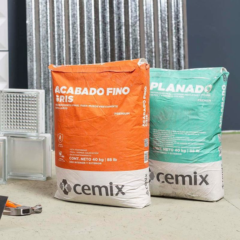 Acabado Fino Gris Cemix 40 kg