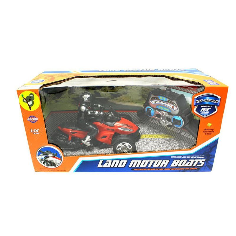 Moto RC Land Motor Boats a Control Remoto Escala 1:14