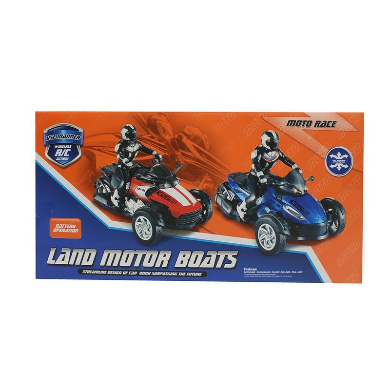 Moto RC Land Motor Boats a Control Remoto Escala 1:14