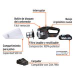 Aspiradora Inalámbrica con Accesorios 20 V