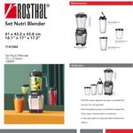 Set Nutri Blender 1 Litro