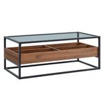 Mesa de Centro Terni Nogal y Café