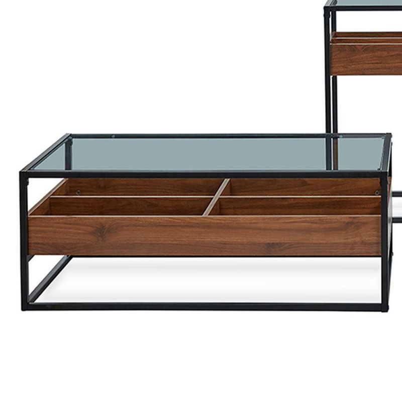 Mesa de Centro Terni Nogal y Café
