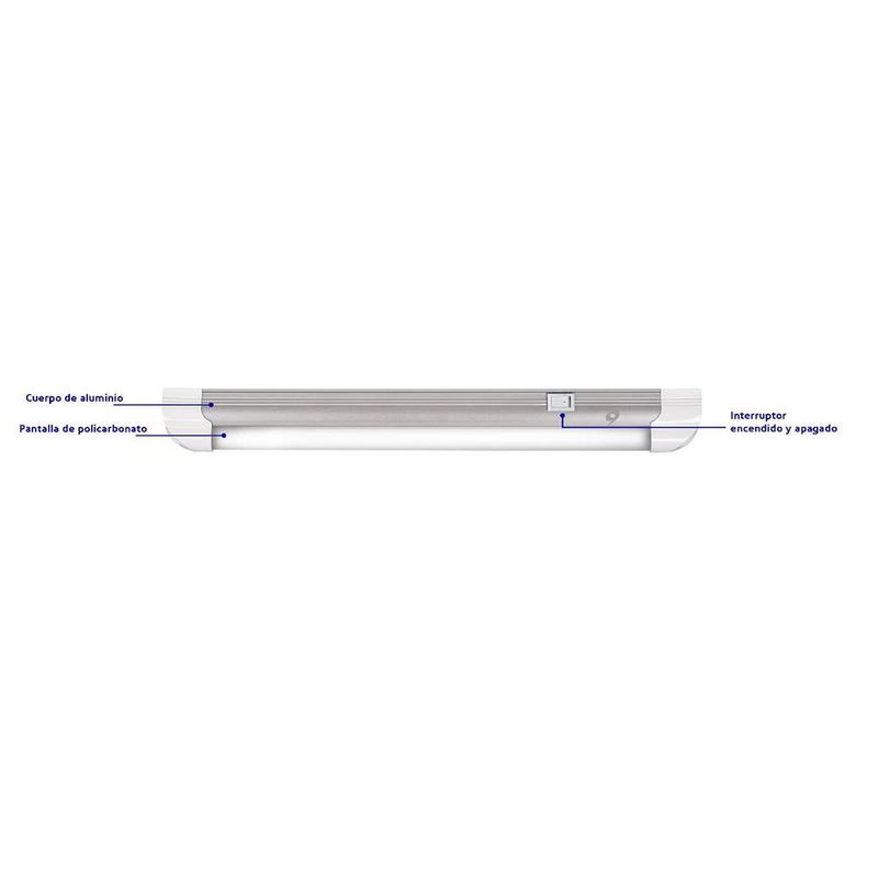 Luminario Para Gabinete 19W 65K Led