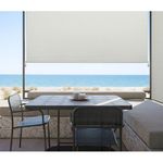 Persiana Outdoor Sun Screen Poliéster Beige - Varios Tamaños