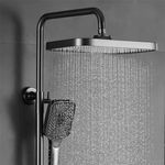 Sistema de Ducha Plana Gris Oscuro - Prymium