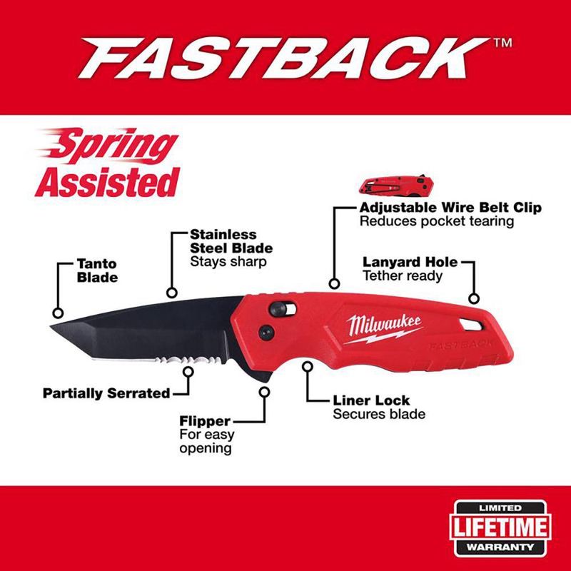Navaja Abatible Fastback
