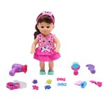 Muñeca con Juego de Cabello y Accesorios