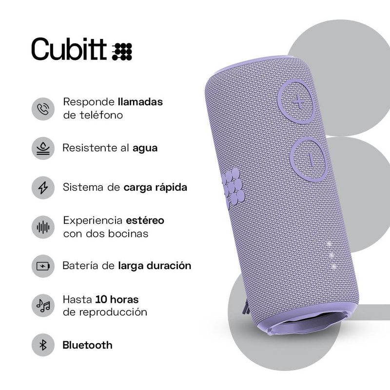 Bocina Power Plus Speaker Lila de 30 W - Cubitt