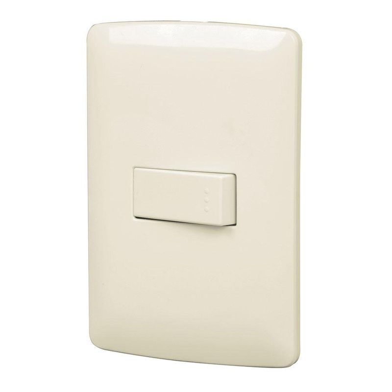 Interruptor 3 Vías Sencillo Italiana Marfil - Volteck