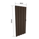 Puerta de PVC Plegable Tivoli Roble 90x210 Cm