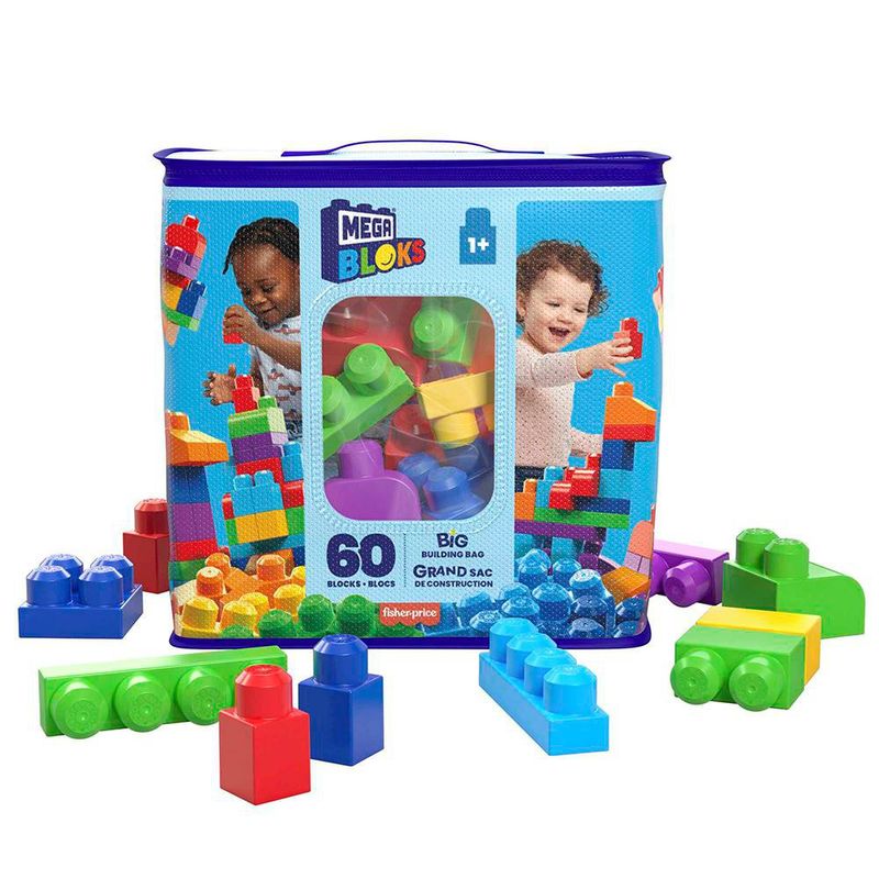 Bolsa de Bloques de Construcción 60 Pzas