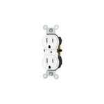 Tomacorriente Doble 2 Polos 3 Hilos Standard Blanco - Volteck