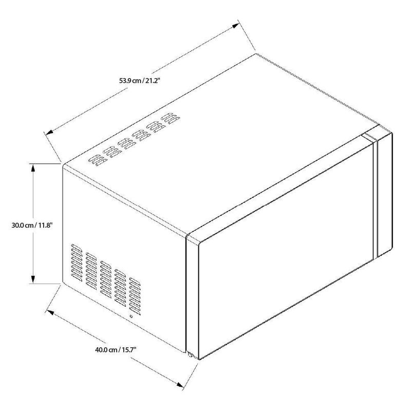 Microondas 1.1 Pies Silver