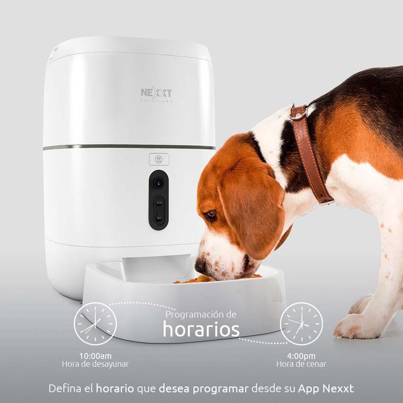 Dispensador Inteligente de Alimento Para Mascotas Wifi - Nexxt