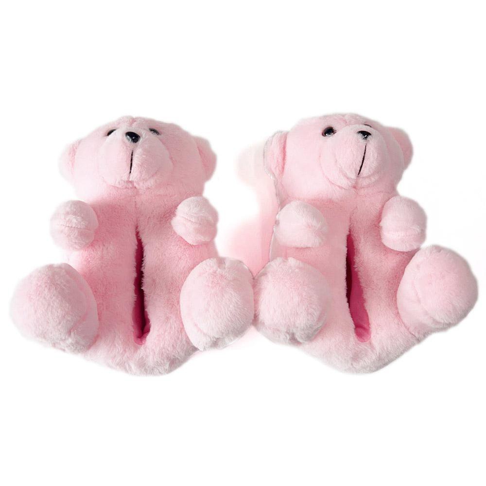 Pantufla Infantil Oso para Niña Varias Tallas Cemaco
