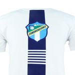 Playera Blanca con Franja y Escudo Tradicional Comunicaciones - Varias Tallas