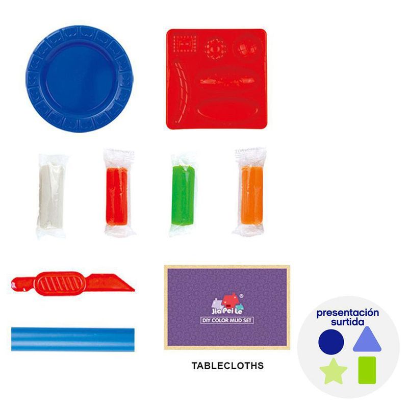 Set De Plasticina 12 Pzas