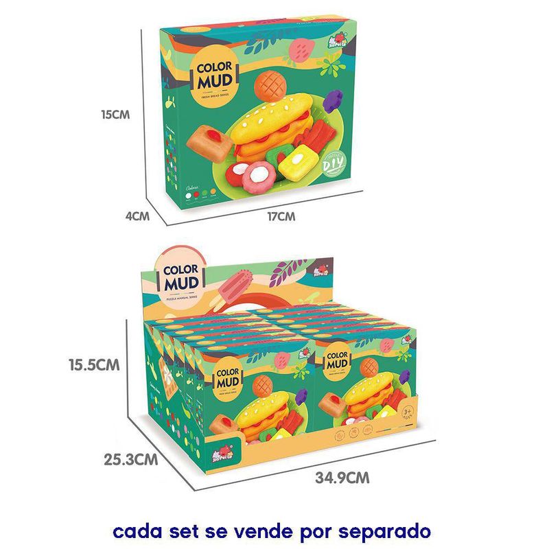 Set De Plasticina 12 Pzas