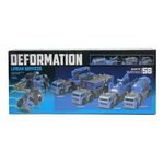 Robot de Construcción y Grúa Azul 9 Plg