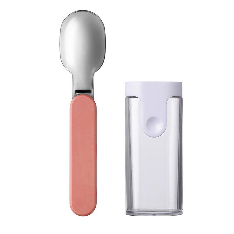 Cuchara Plegable Ellipse Rosada