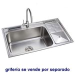 Lavaplatos 1 Fosa 668 Acero Inoxidable - Prymium
