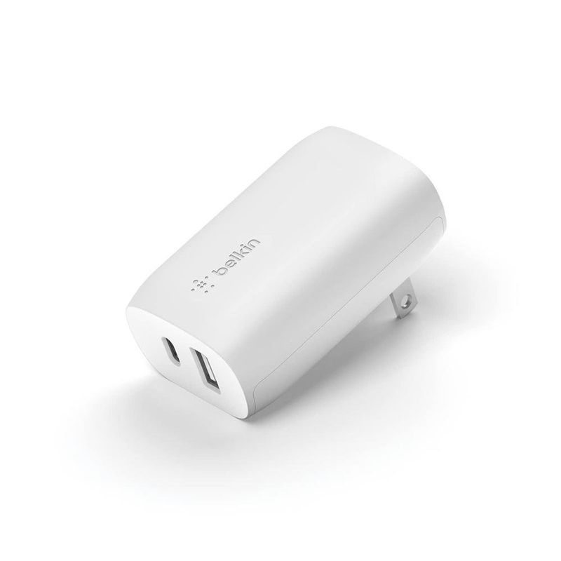 Cargador de Pared Dual Usb-C 37 W Blanco
