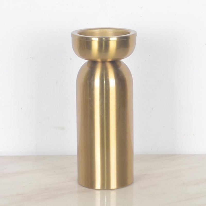 Candelero con Base Bronce 24 Cm
