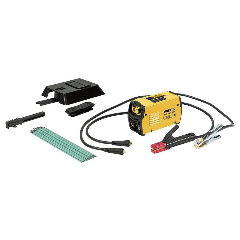 Mini Soldadora Inversora Bi-Voltaje 130/110 A - Pretul